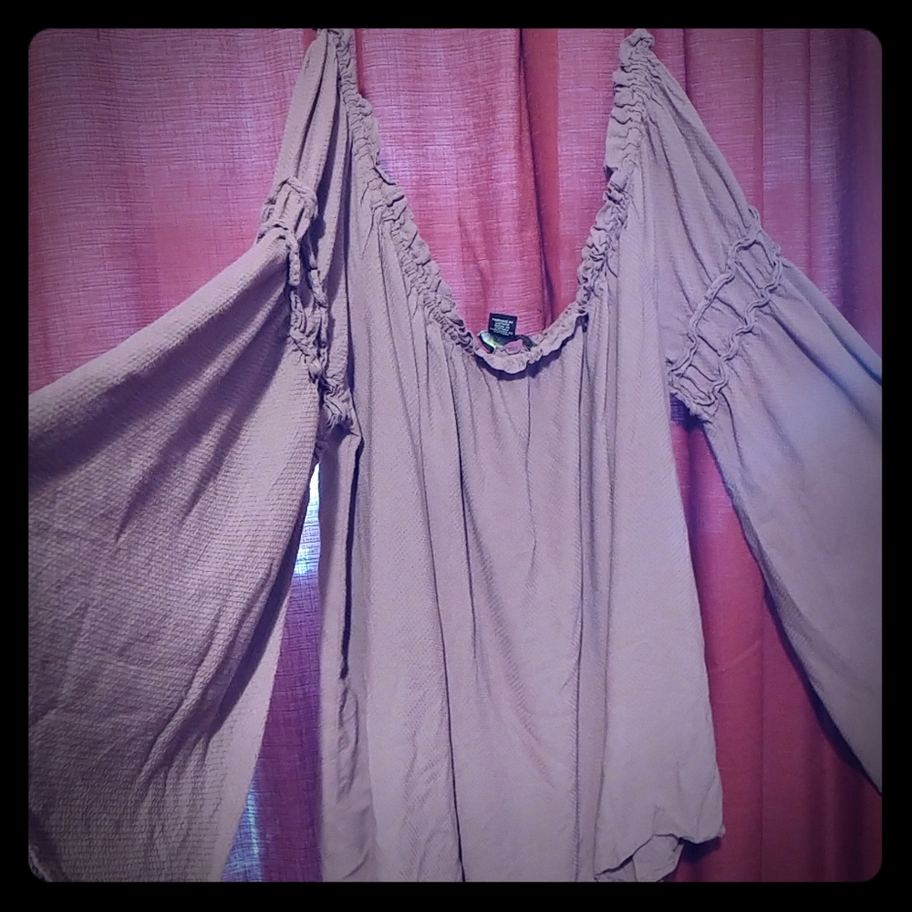 Forever21 Muave/purple-ish off the shoulder top